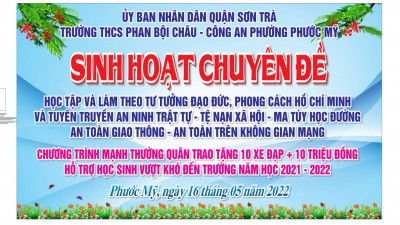 TRƯỜNG THCS PHAN BỘI CHÂU SINH HOẠT CHUYÊN ĐỀ “HỌC TẬP VÀ LÀM THEO TẤM GƯƠNG ĐẠO ĐỨC, PHONG CÁCH HỒ CHÍ MINH”