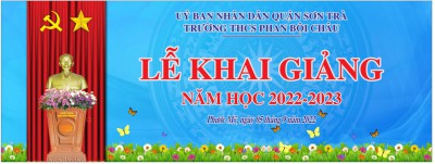 Trường THCS Phan Bội Châu khai giảng năm học 2022-2023